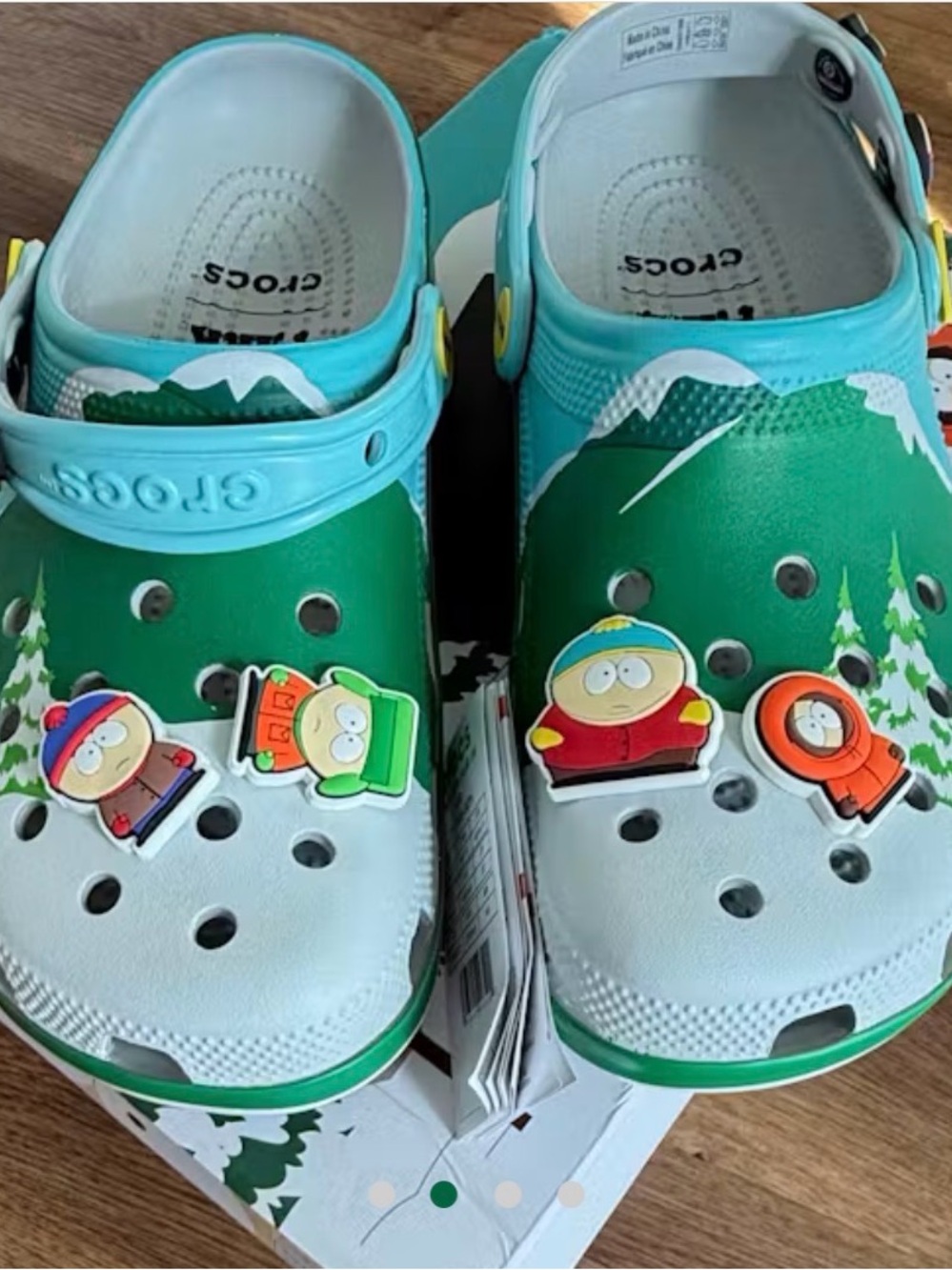 Crocs Classic South Park Multicolor Graphic Clog Slip-On Comfort Men's 9